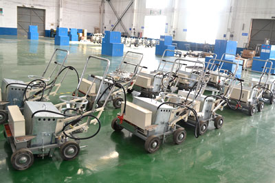 AC-HPTP thermoplastic pedestrian road marking machine