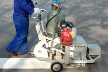 AC-SPTP thermoplastic pedestrian road marking machine